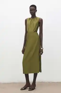 Wehkamp Mango cocktailjurk groen aanbieding