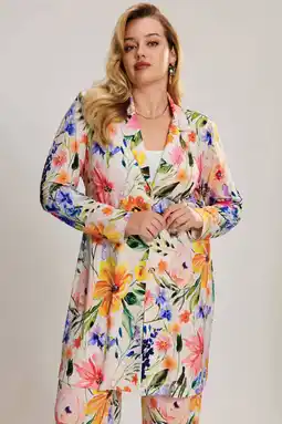 Wehkamp YOEK gebloemde regular blazer multi aanbieding