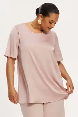 Wehkamp YOEK T-shirt lichtbruin aanbieding