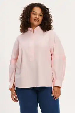 Wehkamp YOEK blouse lichtroze aanbieding