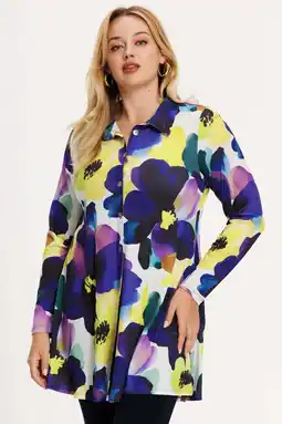 Wehkamp YOEK blouse paars aanbieding