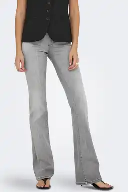Wehkamp ONLY flared jeans grey denim aanbieding