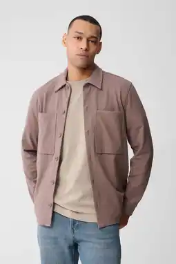 Wehkamp Shoeby overshirt met textuur taupe aanbieding