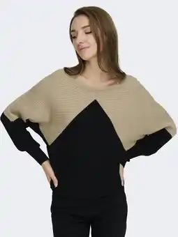 Wehkamp ONLY gebreide trui zwart aanbieding