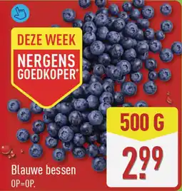 ALDI Blauwe Bessen aanbieding