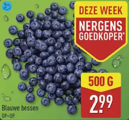 ALDI Blauwe Bessen aanbieding