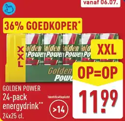 ALDI Golden Power Energydrink aanbieding