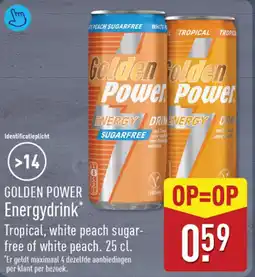 ALDI Golden Power Energydrink aanbieding