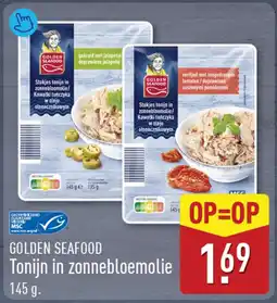 ALDI Golden Seafood Tonijn in Zonnebloemolie aanbieding