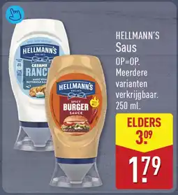 ALDI Hellmann's Saus aanbieding