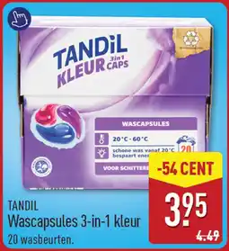 ALDI Tandil Wascapsules 3-in-1 kleur aanbieding
