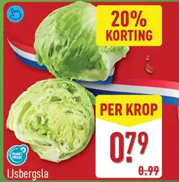 ALDI IJsbergsla aanbieding