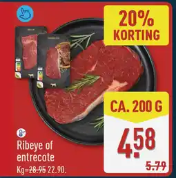ALDI Ribeye of Entrecote aanbieding