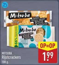 ALDI Mitsuba Rijstcrackers aanbieding