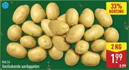 ALDI Malta Vastkokende Aardappelen aanbieding