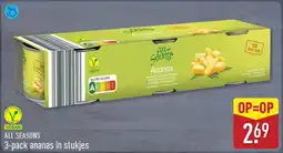 ALDI All Seasons Ananas in Stukjes aanbieding