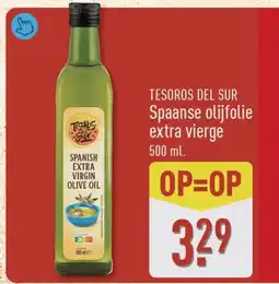 ALDI Tesoros Del Sur Spaanse olijfolie extra vierge aanbieding