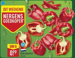 ALDI Rode paprika's aanbieding