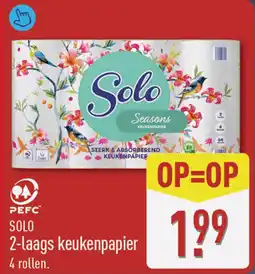 ALDI Solo 2-Laags Keukenpapier aanbieding
