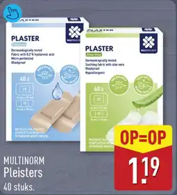 ALDI Multinorm Pleisters aanbieding