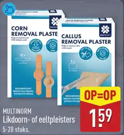 ALDI Multinorm Likdoorn of Eeltpleisters aanbieding