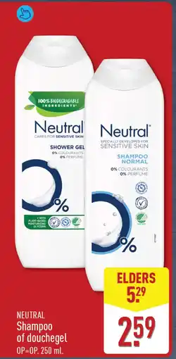 ALDI Neutral Shampoo of douchegel aanbieding