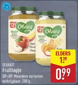 ALDI Olvarit Fruithapje aanbieding
