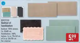 ALDI Novitesse Badmat of Handdoeken aanbieding