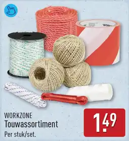 ALDI Workzone Touwassortiment aanbieding