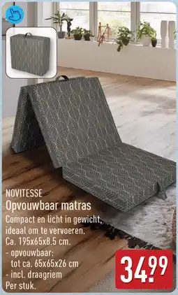 ALDI Novitesse Opvouwbaar matras aanbieding