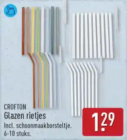 ALDI Crofton Glazen rietjes aanbieding