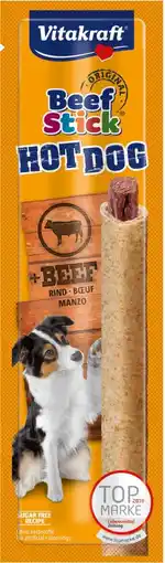 Intratuin Vitakraft kauwstaaf Beef Stick Hot Dog 30 g aanbieding