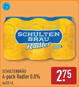 ALDI Schultenbräu 6-pack radler 0.0% aanbieding