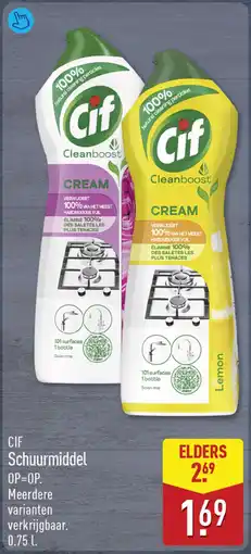 ALDI Cif schuurmiddel aanbieding