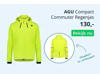 Mantel Agu Compact Commuter Regenjas aanbieding