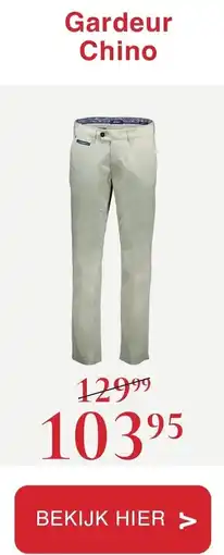 Van Dal Mannenmode Gardeur Chino aanbieding