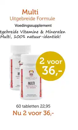 De Rode Pilaren Multi Uitgebreide Formule aanbieding