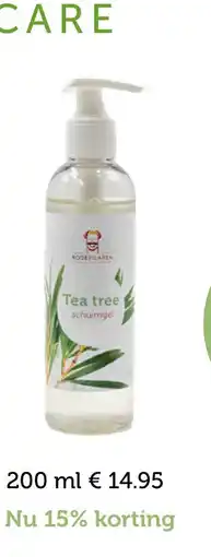 De Rode Pilaren Teatree Australian Care aanbieding