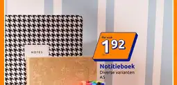 Action Notitieboek aanbieding