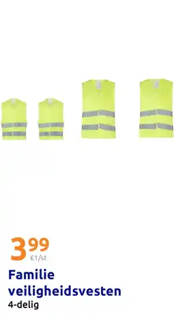 Action Familie veiligheidsvesten aanbieding