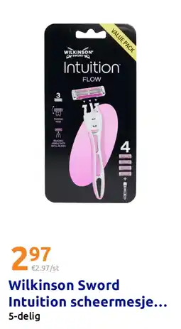 Action Wilkinson Sword Intuition scheermesjes Flow aanbieding