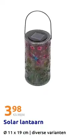 Action Solar lantaarn aanbieding