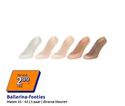 Action Ballerina-footies aanbieding