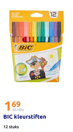 Action BIC kleurstiften aanbieding