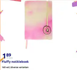 Action Fluffy notitieboek aanbieding