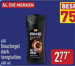 ALDI Axe Douchegel Dark Temptation aanbieding