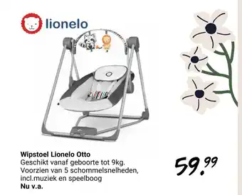 Van Asten BabySuperstore Wipstoel Lionelo Otto 9 kg aanbieding