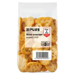 PLUS PLUS Sweet chili rice cookies aanbieding