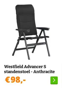 Obelink Westfield Advancer S standenstoel - Anthracite aanbieding