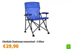 Obelink Obelink Chairman vouwstoel - O Blue aanbieding